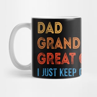 Dad Grandpa Great Grandpa T-Shirt Mug